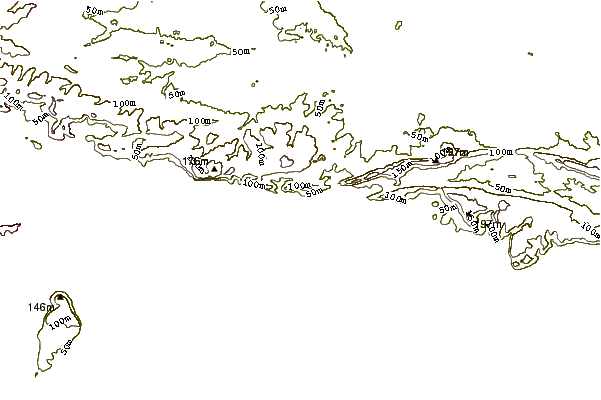 Shoreline around Mupe Bay