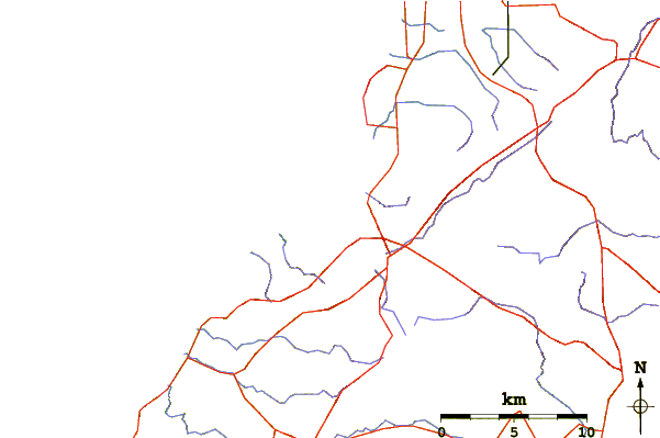 Roads and rivers around Myponga Beach