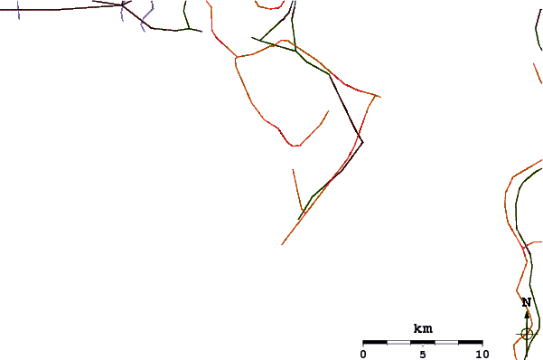 Roads and rivers around Nagahama