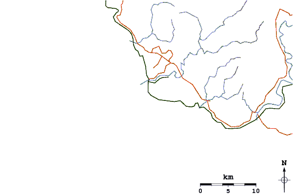 Roads and rivers around Natadola Beach
