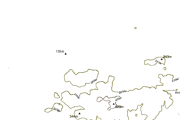 Shoreline around Newport