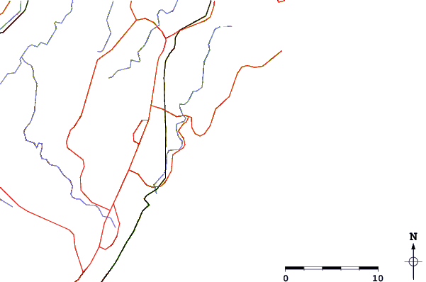 Roads and rivers around North Era