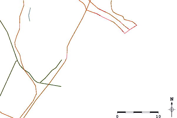 Roads and rivers around North Street