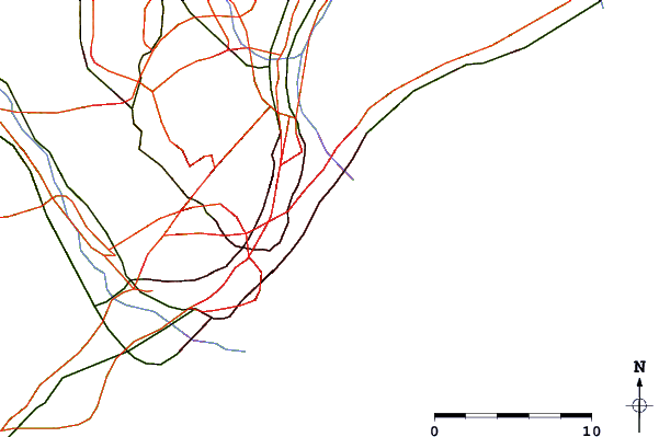 Roads and rivers around Nova Mar Bella