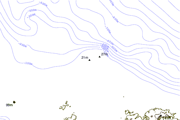 Shoreline around Nusa