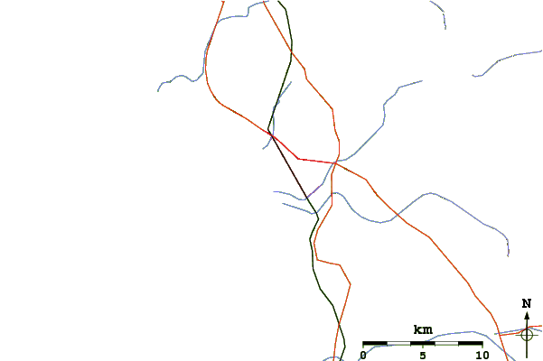 Roads and rivers around Oceano