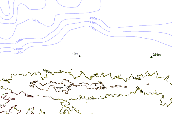 Shoreline around Otro Pais