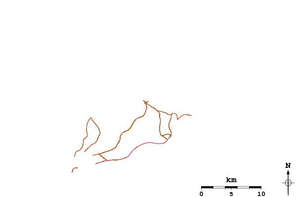 Roads and rivers around Ovahe