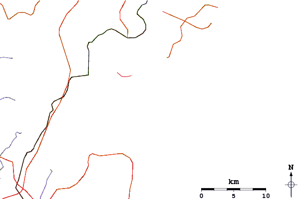 Roads and rivers around Palm Beach