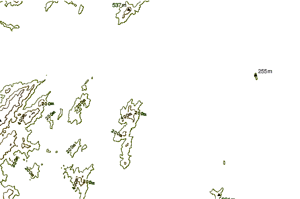 Shoreline around Praia de Palmas
