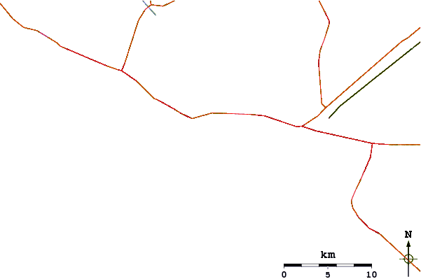 Roads and rivers around Panama City Beach