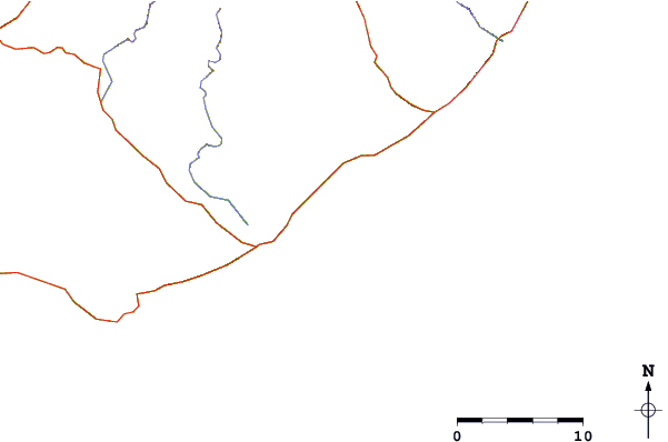 Roads and rivers around Paraiso