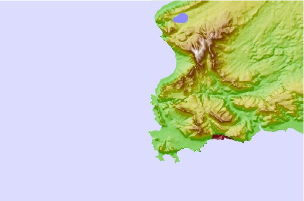 Surf spots located close to Paranoia