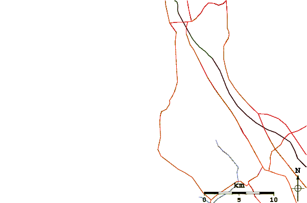 Roads and rivers around Pedro Point