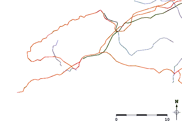 Roads and rivers around Mounts Bay (Penzance)