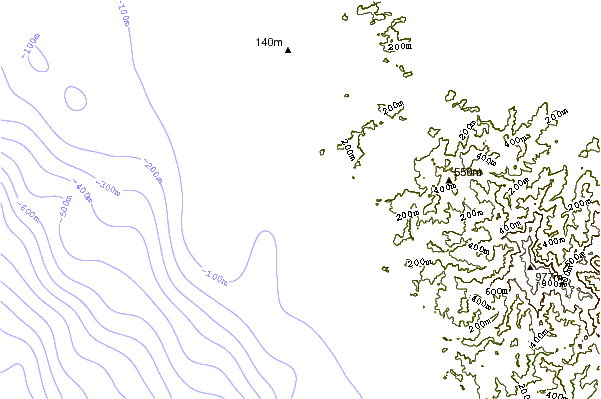 Shoreline around Playa Negra