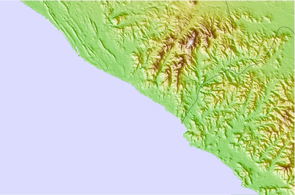 Surf spots located close to Playa Sardinas