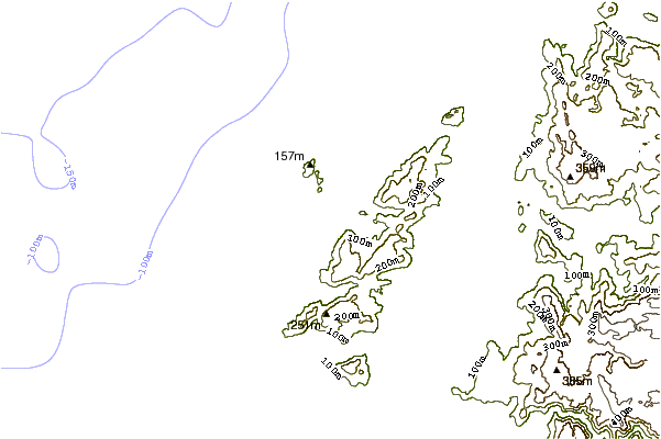 Shoreline around Playa de San Xurxo