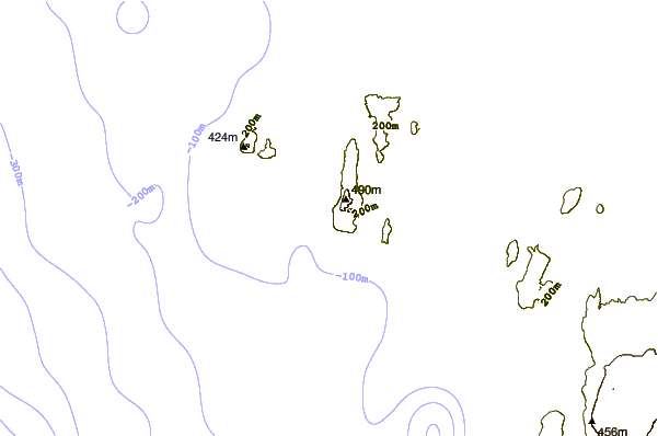 Shoreline around El Playon