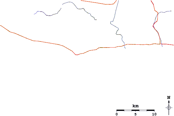 Roads and rivers around Point Dume Little Dume