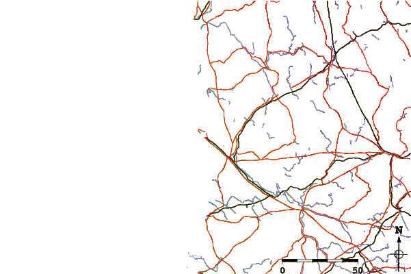 Roads and rivers around Poliisinlahti