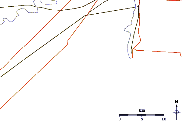 Roads and rivers around Port Bruce