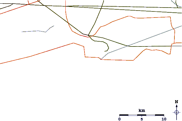 Roads and rivers around Port Colborne