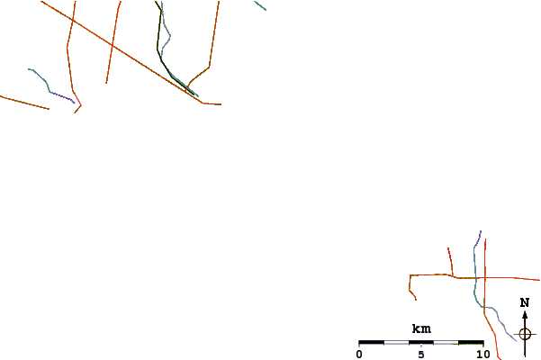 Roads and rivers around Portsea Back Beach