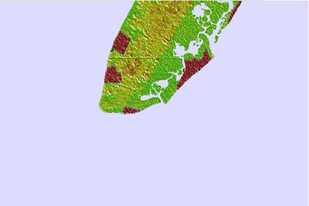 Surf spots located close to Poverty Beach