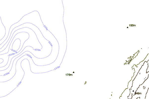 Shoreline around Praia do Norte