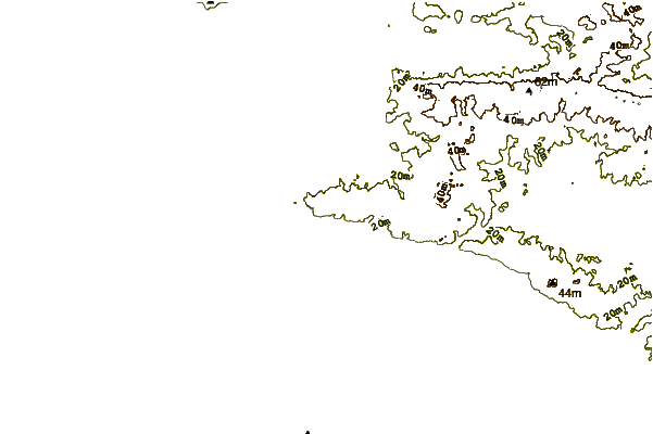 Shoreline around Prefailles