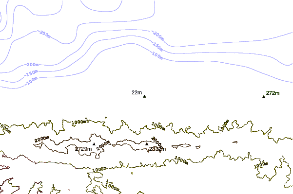 Shoreline around Punta Care / Camuri Grande