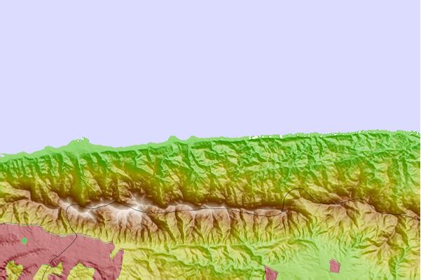 Surf spots located close to Punta Care / Camuri Grande