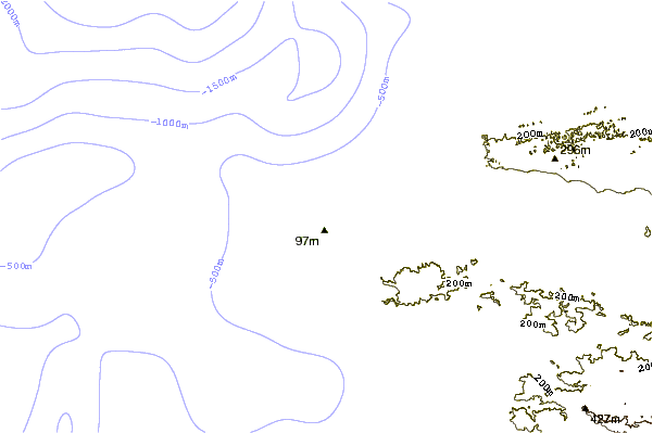 Shoreline around Punta Higuero