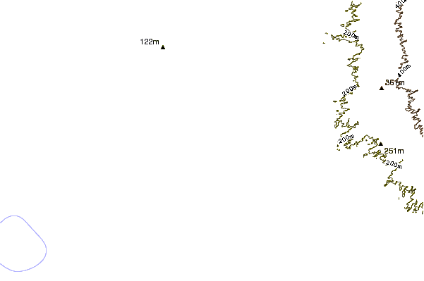 Shoreline around Punta Miramar