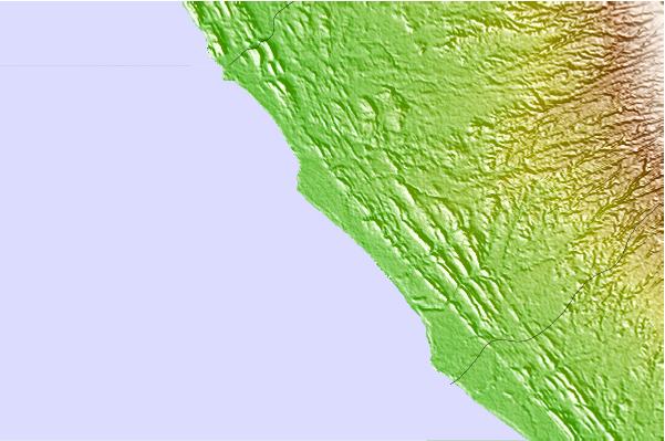 Surf spots located close to Punta San Diego