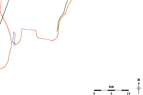 Roads and rivers around Sachuest Beach (2nd Beach)