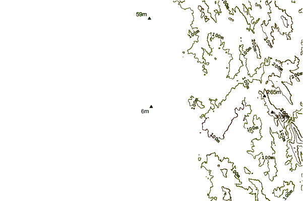 Shoreline around Sacor