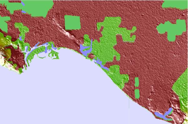 Surf spots located close to San Gabriel Rivermouth