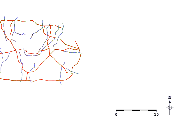Roads and rivers around Terceira - Santa Catarina