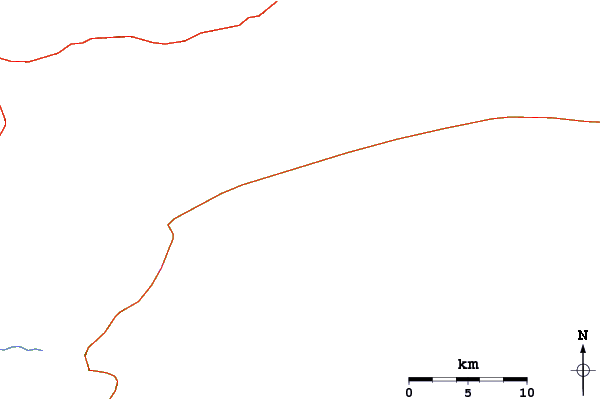 Roads and rivers around Sao Lourenco