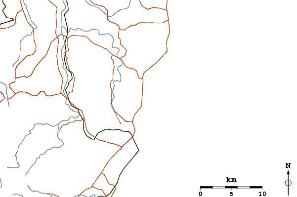 Roads and rivers around Sawtell-The Island