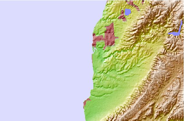 Surf spots located close to Seaford Reef