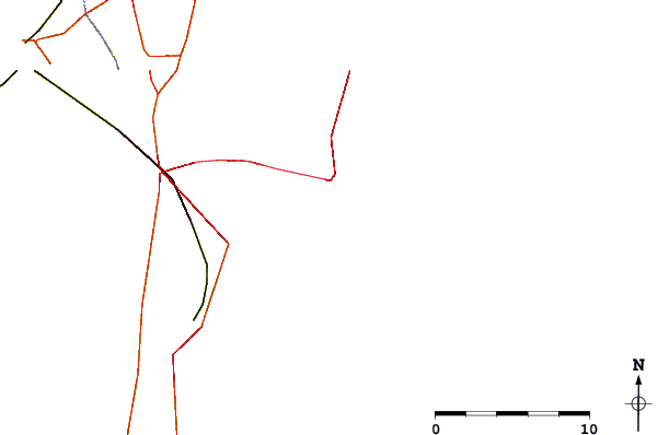 Roads and rivers around Seaside Park