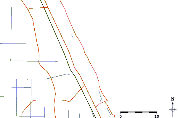 Roads and rivers around Sebastian Inlet-First Peak