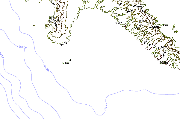 Shoreline around Shark Country