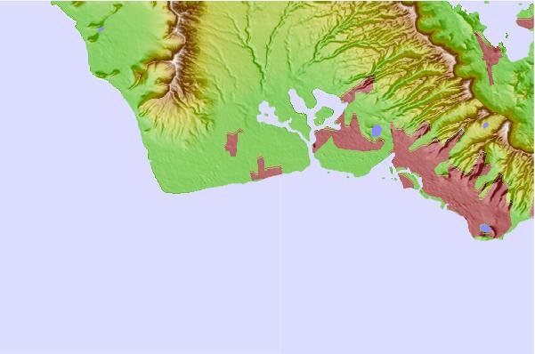 Surf spots located close to Shark Country