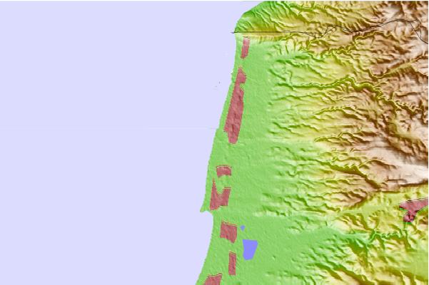 Surf spots located close to Shavei Tzion