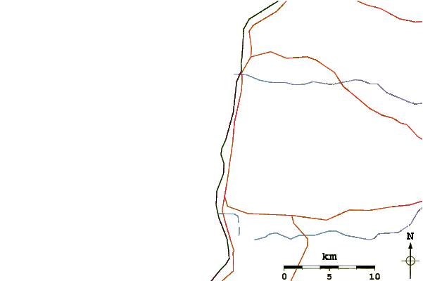 Roads and rivers around Shavei Tzion