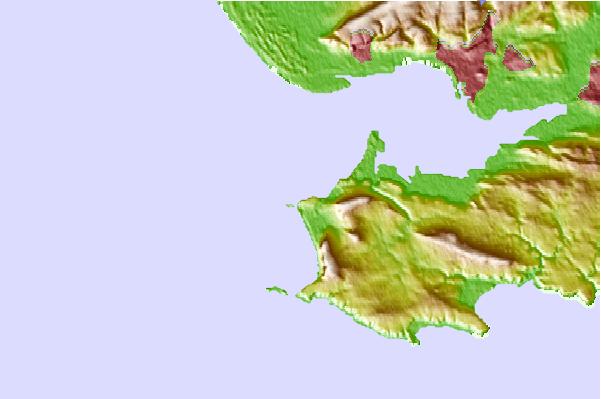 Surf spots located close to Sheeps Jaw